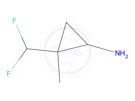 Chemical structure of 2-(Difluoromethyl)-2-methylcyclopropan-1-amine