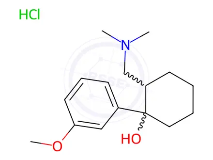 Chemical structure of Tramadol Impurity N1 Hydrochloride
