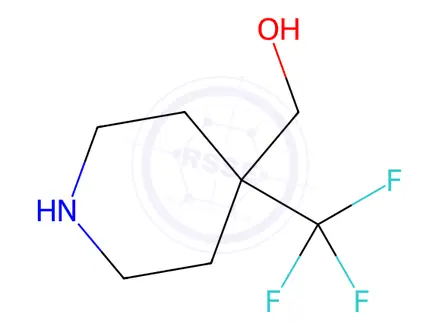Chemical structure of (4-(Trifluoromethyl)piperidin-4-yl)methanol