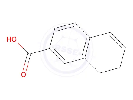 Chemical structure of 7,8-dihydronaphthalene-2-carboxylic acid