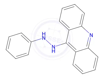 Chemical structure of 9-(2-Phenylhydrazinyl)acridine
