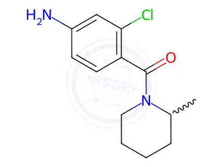 Chemical structure of 3-Chloro-4-(2-methylpiperidine-1-carbonyl)aniline