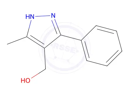 Chemical structure of (5-Methyl-3-phenyl-1H-pyrazol-4-yl)methanol