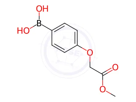 Chemical structure of (4-(2-Methoxy-2-oxoethoxy)phenyl)boronic acid