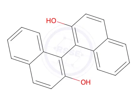 Chemical structure of (S)-(-)-1,1'-Bi-2-naphthol