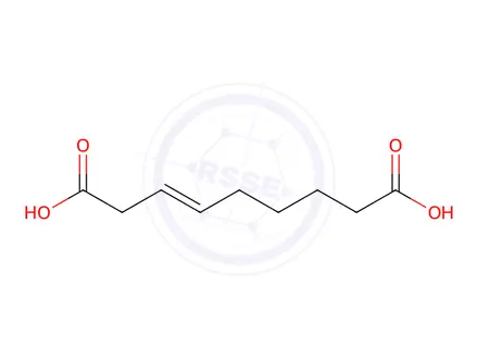Chemical structure of Non-3-enedioic Acid
