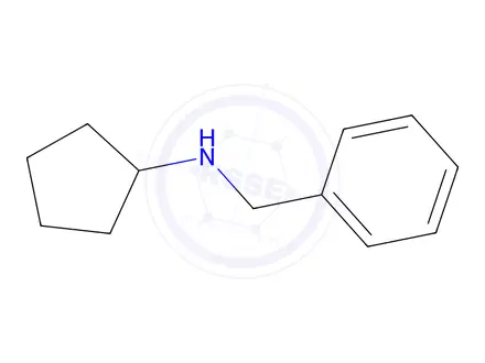 Chemical structure of N-benzylcyclopentanamine