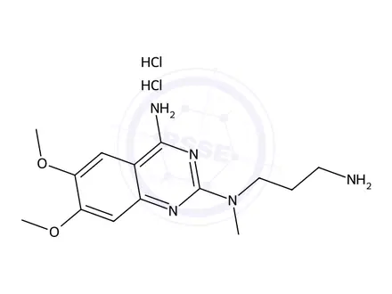 Chemical structure of Alfuzosin Hydrochloride-Impurity D (Dihydrochloride Salt)