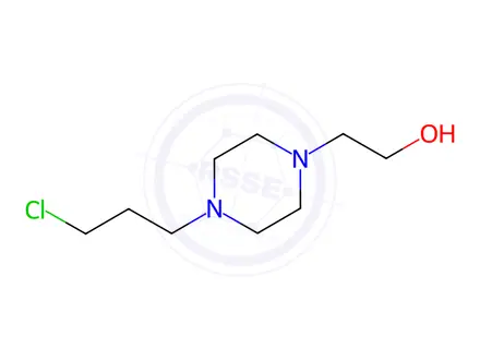 Chemical structure of 4-(3-Chloropropyl)-1-piperazineethanol