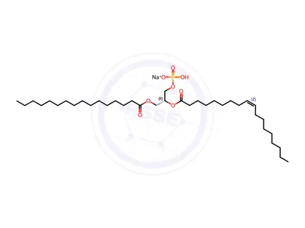 Chemical structure of 16:0-18:1 PA