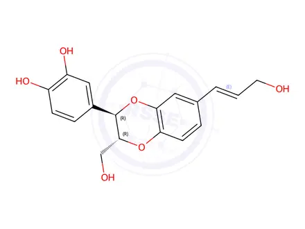 Chemical structure of isoamericanol A
