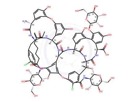 Chemical structure of Teicoplanin Impurity 12 (TA 2-1a) (RRT 0.85)