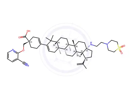 Chemical structure of Zegruvirimat