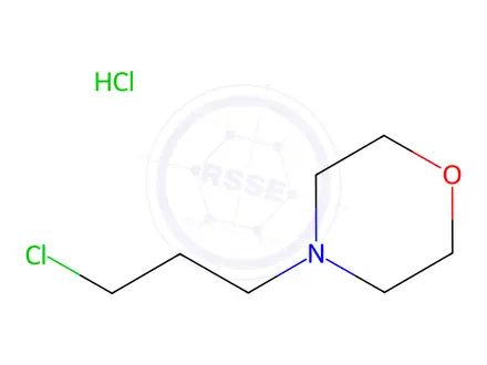 Chemical structure of 4-(3-chloropropyl)morpholine hydrochloride