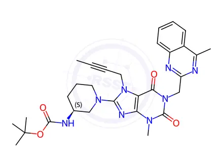 Chemical structure of Linagliptin Impurity 260