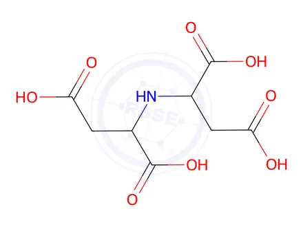 Chemical structure of (2R,2'S)-rel-2,2'-Azanediyldisuccinic acid