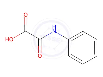 Chemical structure of 2-Anilino-2-oxoacetic acid