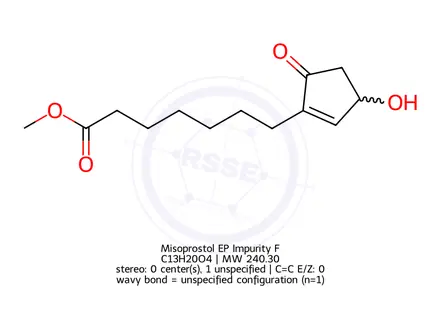 Chemical structure of Misoprostol EP Impurity F