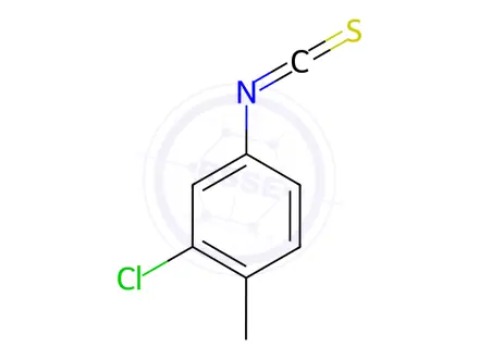 Chemical structure of 3-Chloro-4-methylphenyl Isothiocyanate