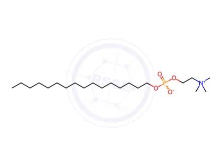 Chemical structure of Miltefosine