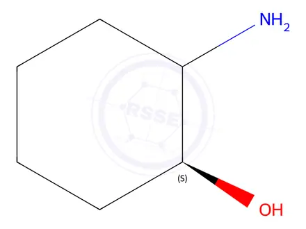 Chemical structure of (1S)-2-aminocyclohexan-1-ol