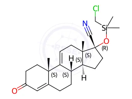 Chemical structure of Hydrocortisone Impurity 65