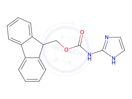 Chemical structure of (9H-Fluoren-9-yl)methyl (1H-imidazol-2-yl)carbamate