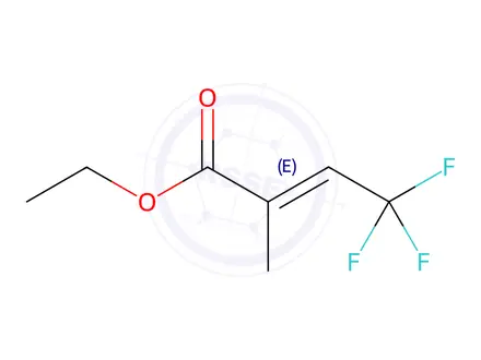 Chemical structure of Ethyl 2-Methyl-4,4,4-trifluorocrotonate