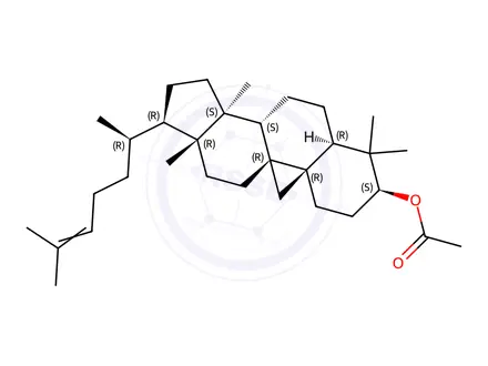 Chemical structure of Cycloartenol Acetate