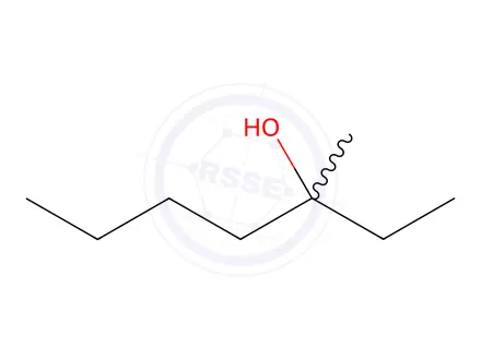 Chemical structure of 3-Methyl-3-heptanol