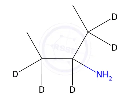 Chemical structure of 3-Aminopentane-d5