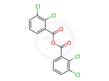 Chemical structure of 2,3-Dichlorobenzoic Anhydride