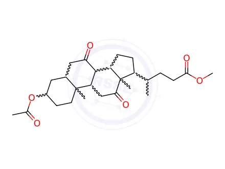 Chemical structure of Cholic Acid Impurity 33