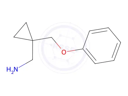 Chemical structure of 1-[1-(phenoxymethyl)cyclopropyl]methanamine