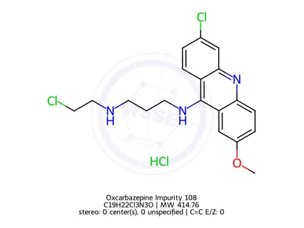 Chemical structure of Oxcarbazepine Impurity 108