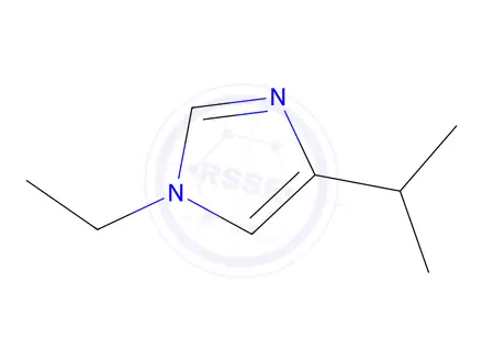 Chemical structure of 1H-Imidazole,1-ethyl-4-(1-methylethyl)-(9CI)