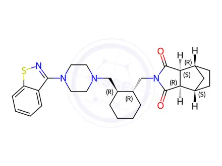 Chemical structure of Lurasidone