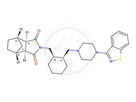 Chemical structure of Cis-Lurasidone Impurity