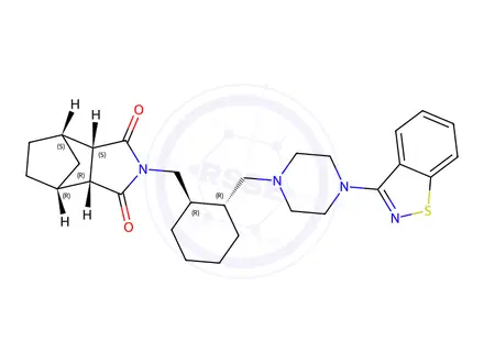 Chemical structure of Endo Lurasidone