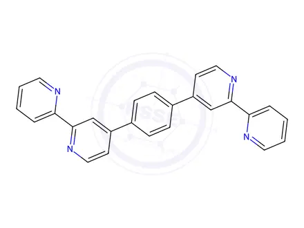 Chemical structure of 1,4-Di([2,2'-bipyridin]-4-yl)benzene
