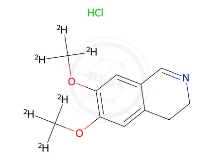 Chemical structure of Tetrabenazine Impurity 57-d6 HCI
