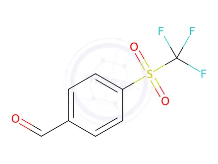 Chemical structure of 4-(Trifluoromethylsulfonyl)benzaldehyde