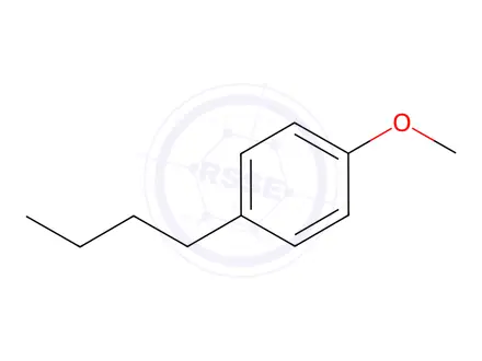 Chemical structure of 4-Butylanisole