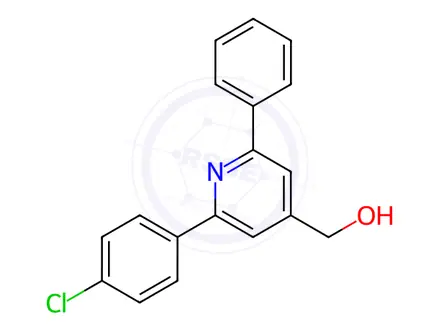 Chemical structure of JR-9133, (2-(4-Chlorophenyl)-6-phenylpyridin-4-yl)methanol, 97%