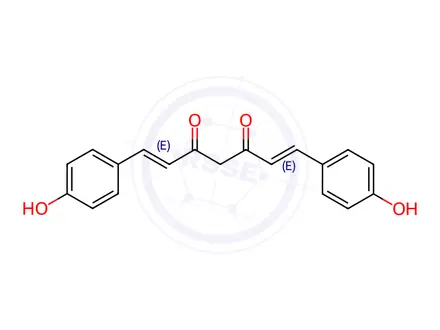 Chemical structure of bisdemethoxycurcumin