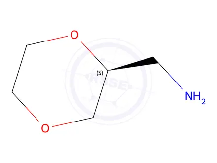 Chemical structure of (S)-C-[1,4]Dioxan-2-yl-methylamine