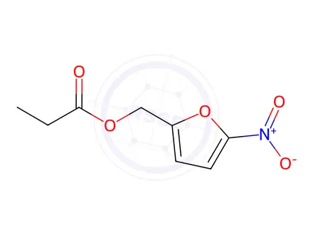 Chemical structure of (5-nitrofuran-2-yl)methyl propanoate