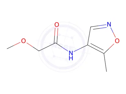 Chemical structure of 2-Methoxy-N-(5-methylisoxazol-4-yl)acetamide