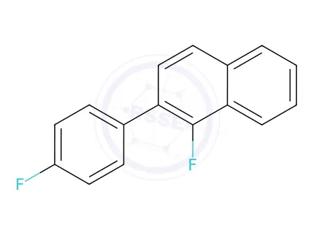 Chemical structure of 1-Fluoro-2-(4-fluorophenyl)naphthalene