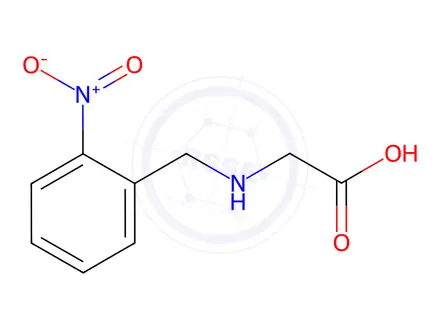 Chemical structure of Glycine, N-[(2-nitrophenyl)methyl]-